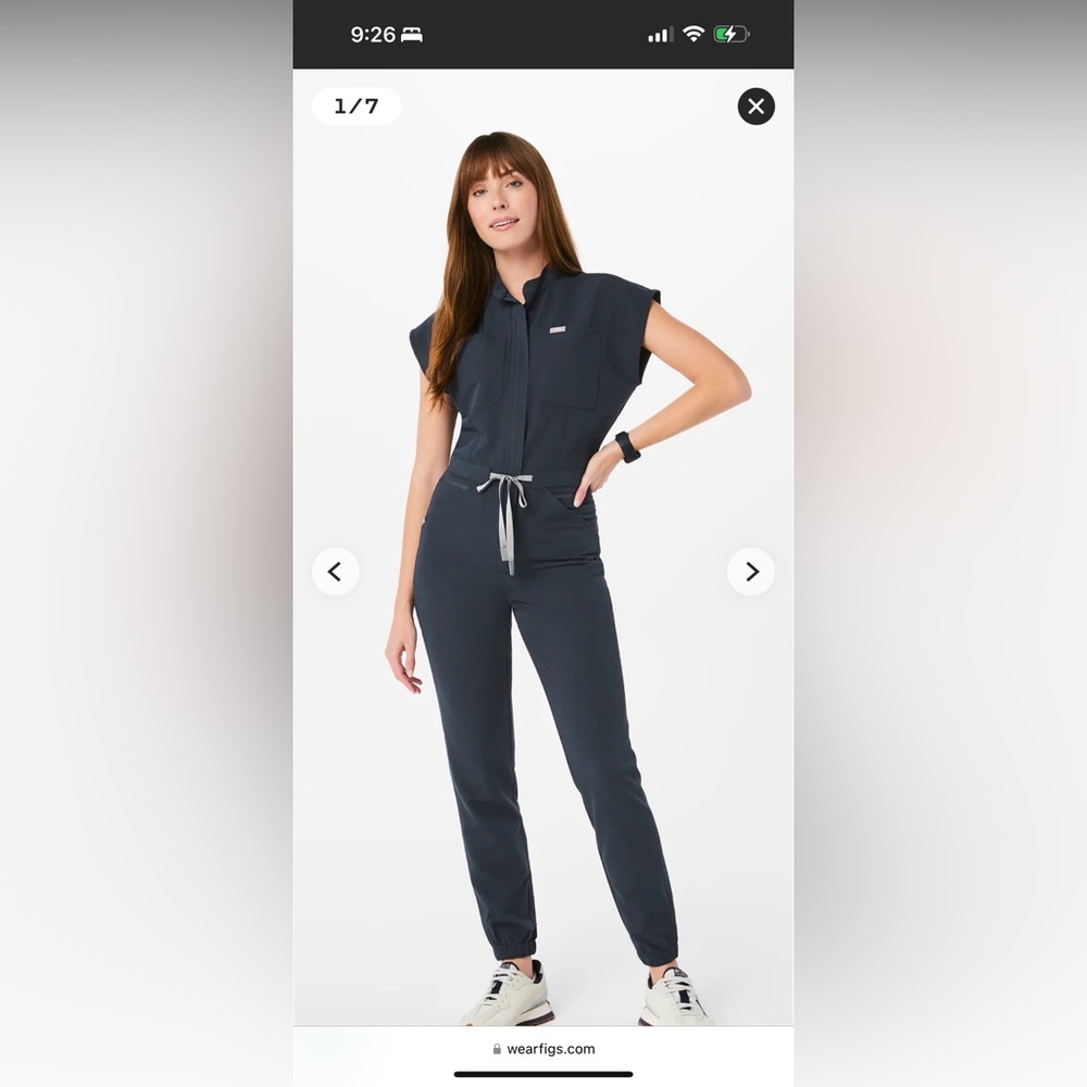 FIGS Rafaela Cargo ScrubJumpsuit